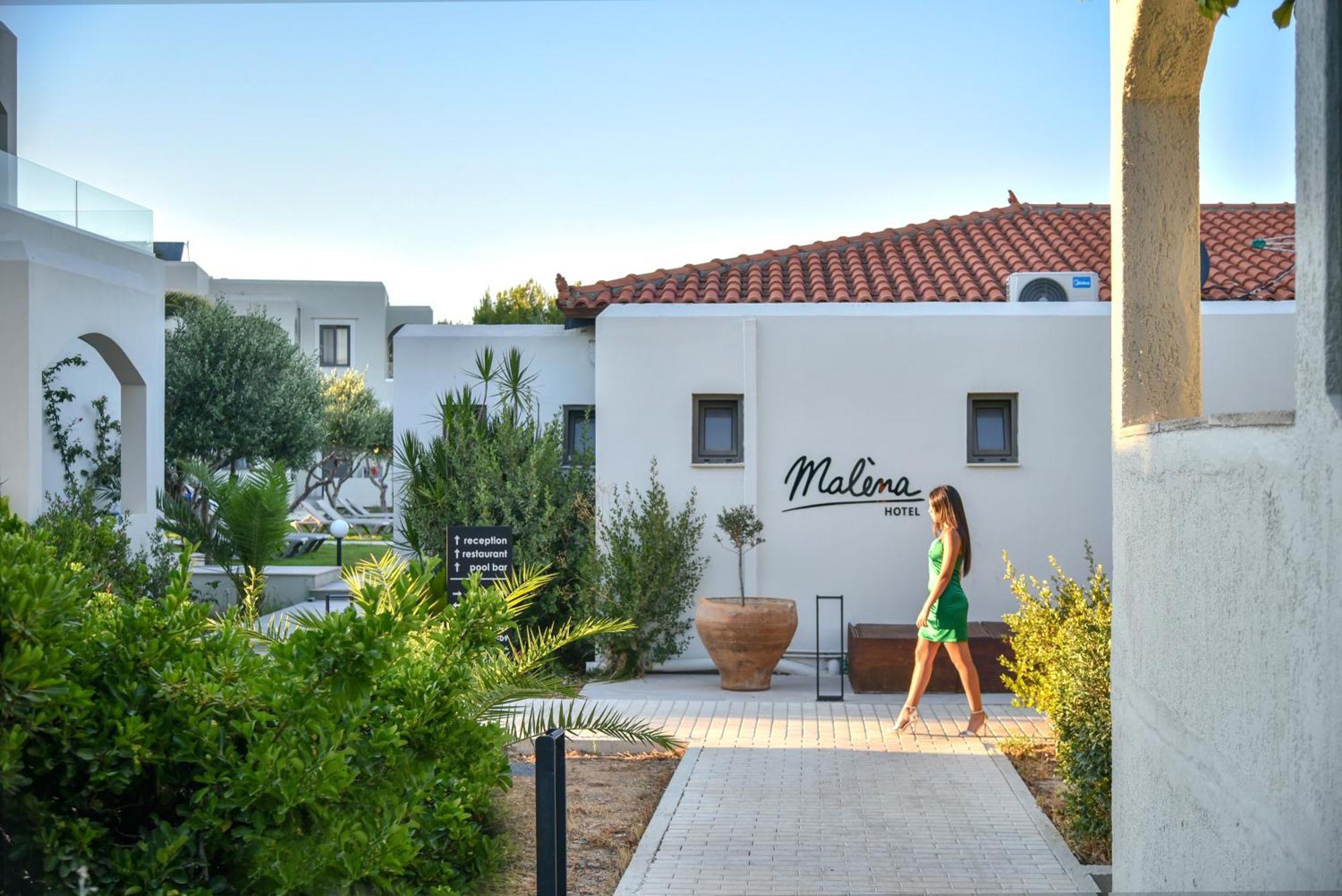 Malena Hotel & Suites - Adults Only By Omilos Hotels Amoudara Lasithiou Exteriör bild